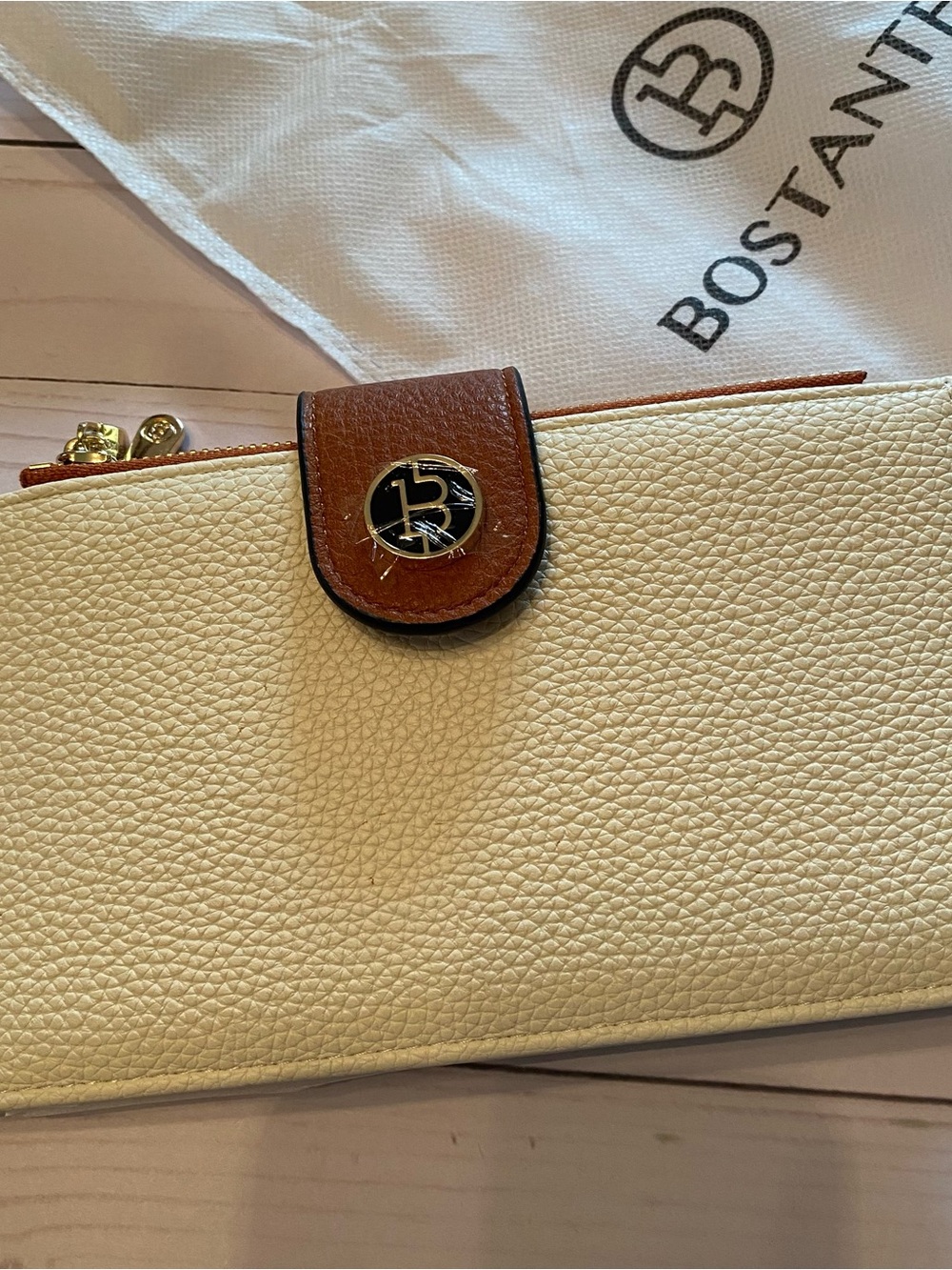 BOSTANTEN Lomy Leather Slim Wallet Bifold Purse RIFD Protection NWOT